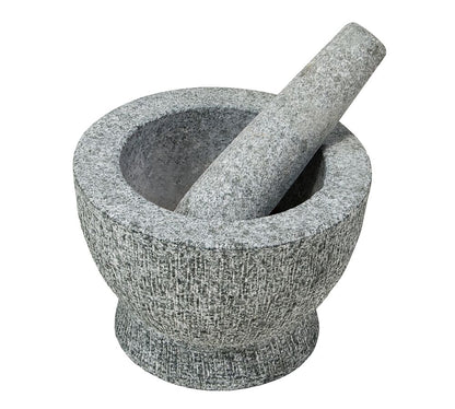 KESPER 71502 Mörser mit Schlegel aus Granit - hell / Granit-Mörser / Kräutermörser