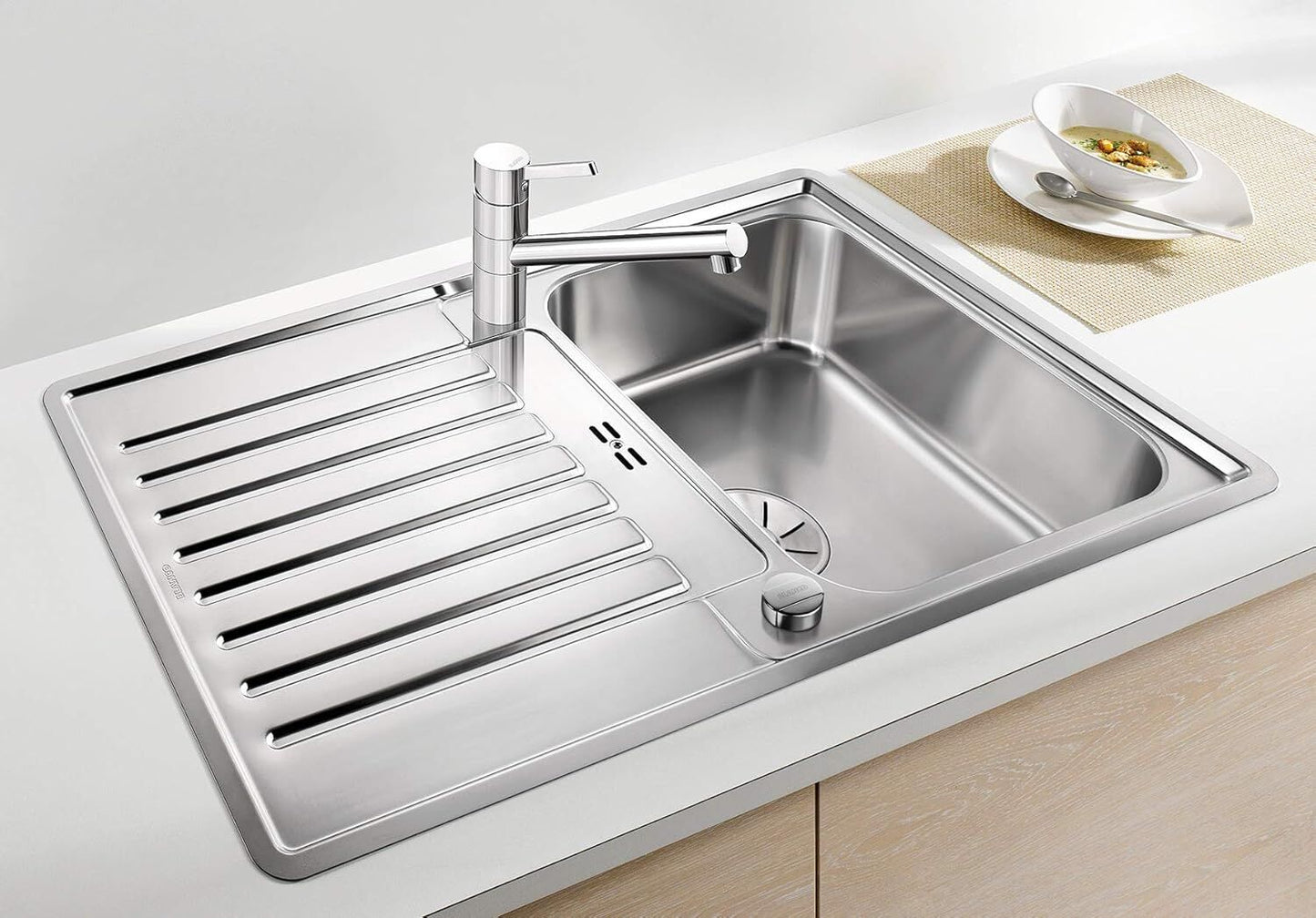 BLANCO Spüle CLASSIC Pro 45 S-IF inkl. Ablauffernbedienung mit Drehknopf / ab 45 cm Schrankbreite