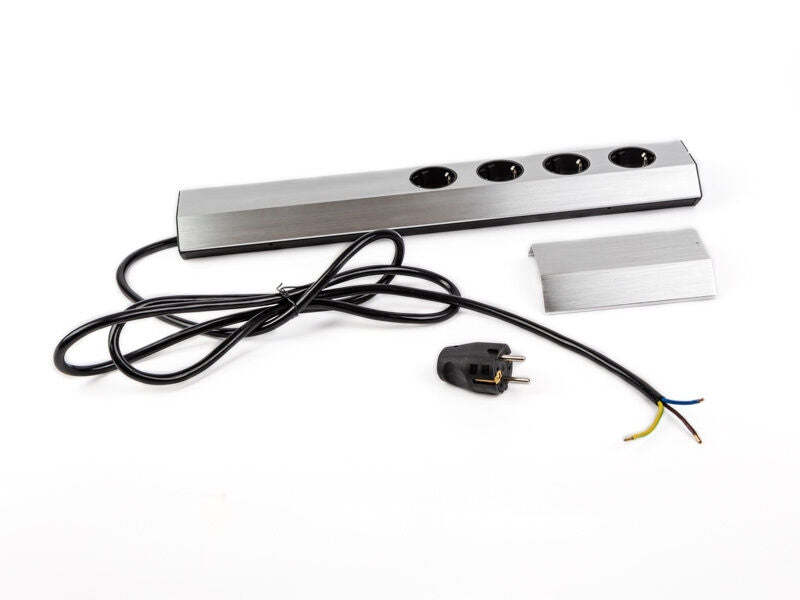 BACHMANN 923.006 CASIA Universal-Steckdosenleiste ALU 4x Schuko – Bild 8
