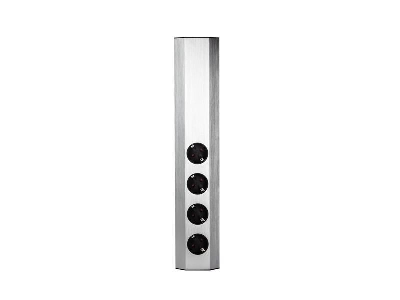 BACHMANN 923.006 CASIA Universal-Steckdosenleiste ALU 4x Schuko – Bild 3