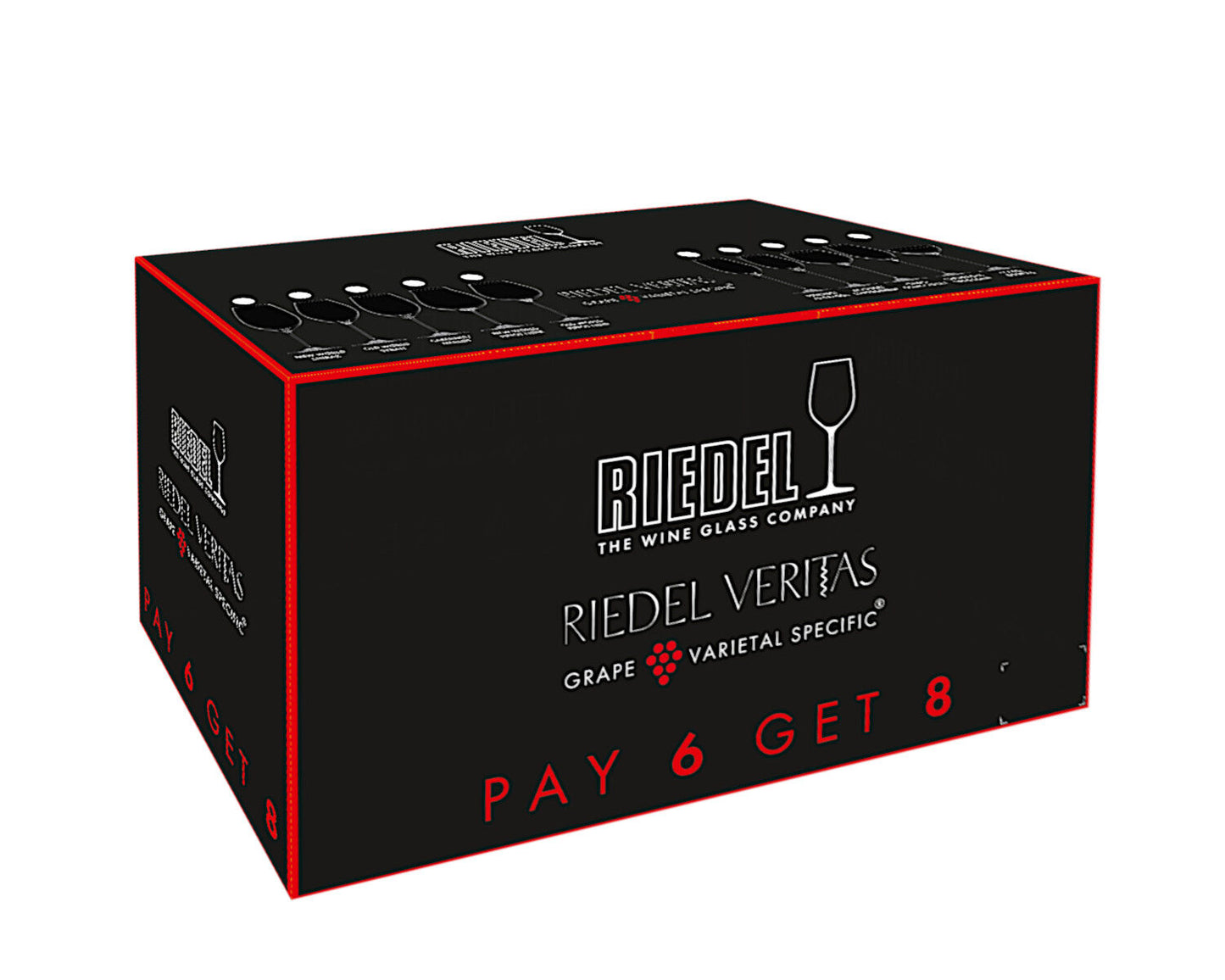 RIEDEL 7449/0 VERITAS Cabernet / Merlot Weinglas VORTEILSSET KAUF 8 ZAHL 6 – Bild 7