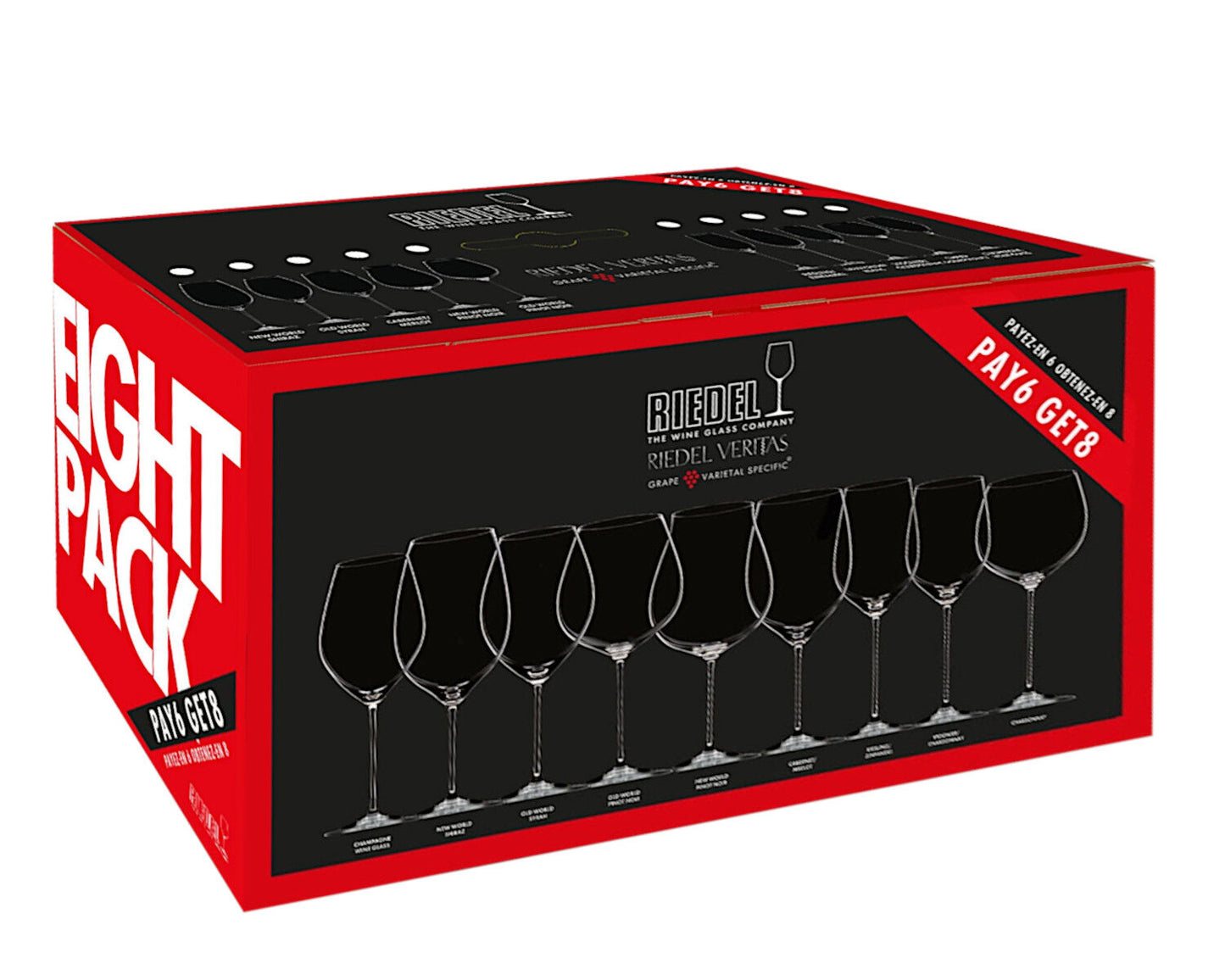RIEDEL 7449/28 VERITAS Champagner Weinglas VORTEILSSET - KAUF 8 ZAHL 6 – Bild 10