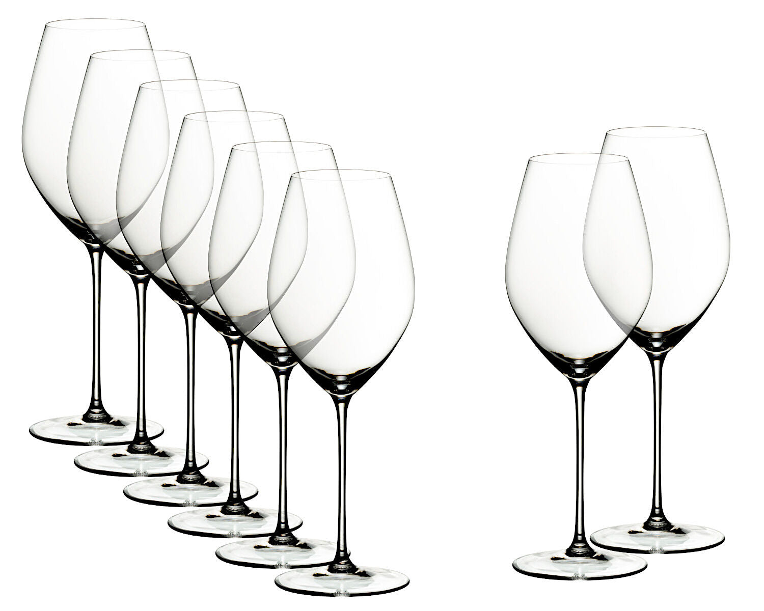 RIEDEL 7449/28 VERITAS Champagner Weinglas VORTEILSSET - KAUF 8 ZAHL 6