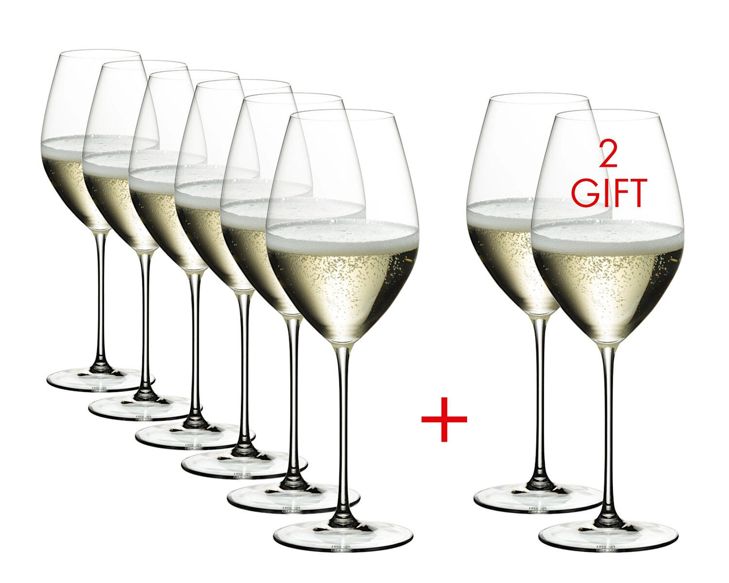 RIEDEL 7449/28 VERITAS Champagner Weinglas VORTEILSSET - KAUF 8 ZAHL 6 – Bild 4