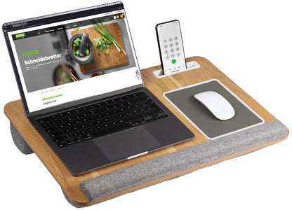 KESPER 77623 Laptop-Knietablett, MDF, FSC, 54,5 x 35,5 x 9,5 cm