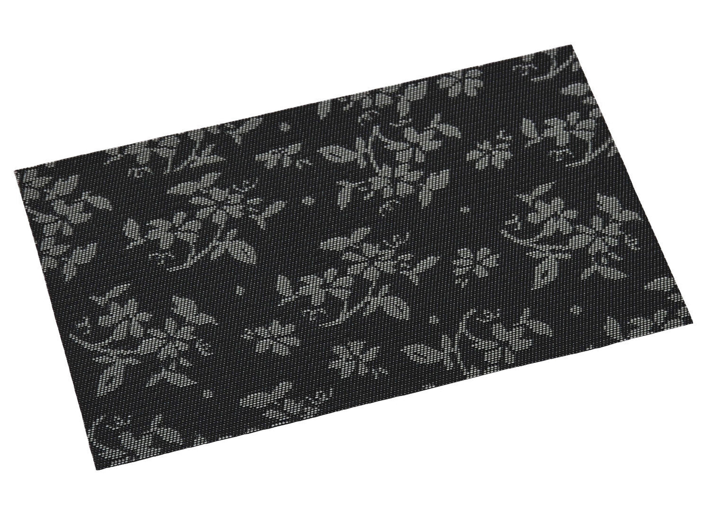 KESPER 77660 Platzset, Kunststoff, Flora-schwarz, 43 x 29 x 0,1 cm