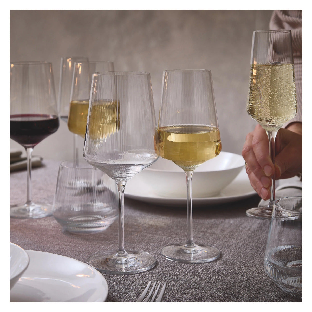 Ritzenhoff 8000004 Champagnerglas-Set #1 SONNENSCHLIFF RDT 2024 in Geschenkbox