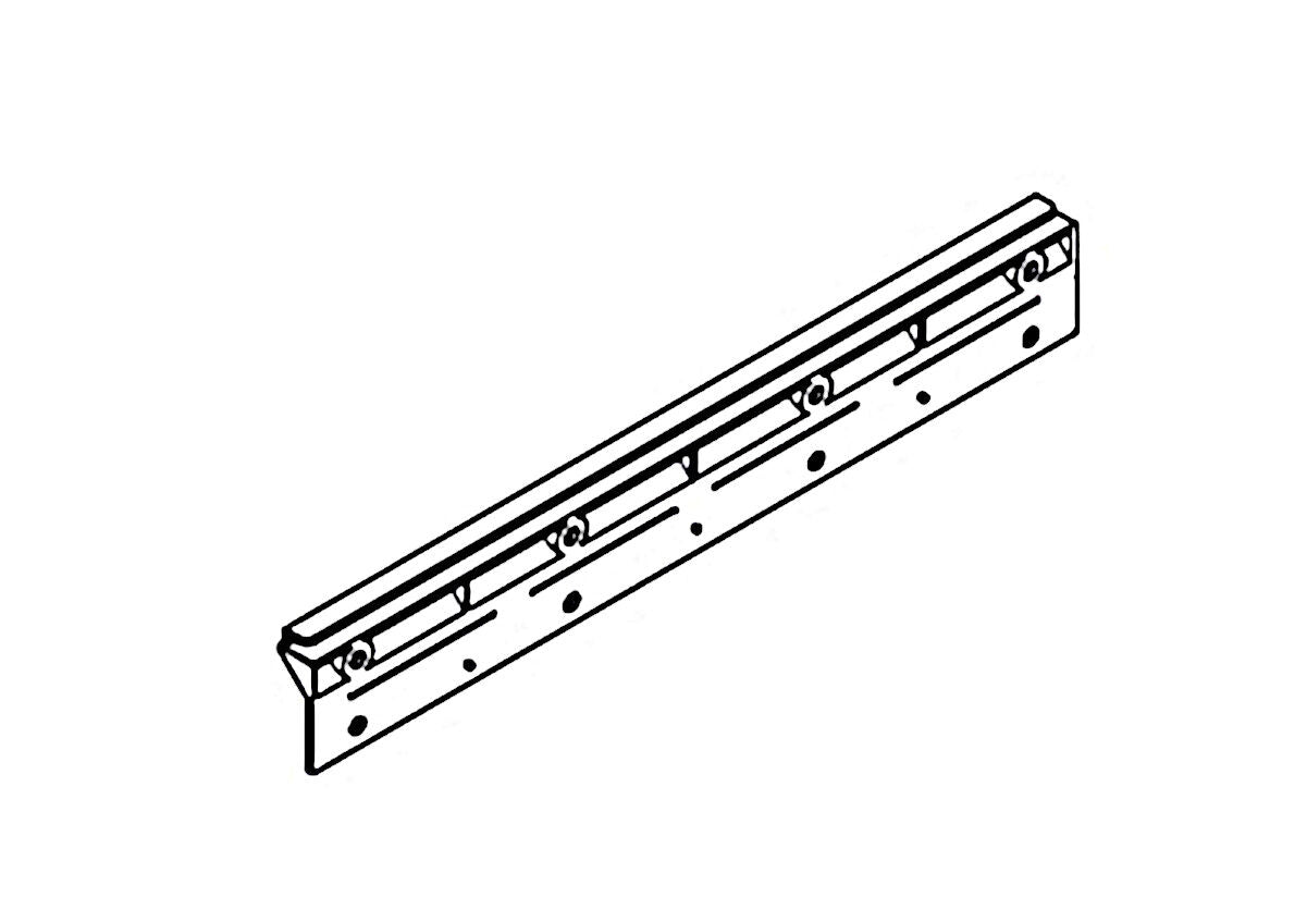 Führungsschiene für ausziehbaren Deckel für COX BOX u. Cox Base mit 60 cm Schrankbreite / Ersatzteil