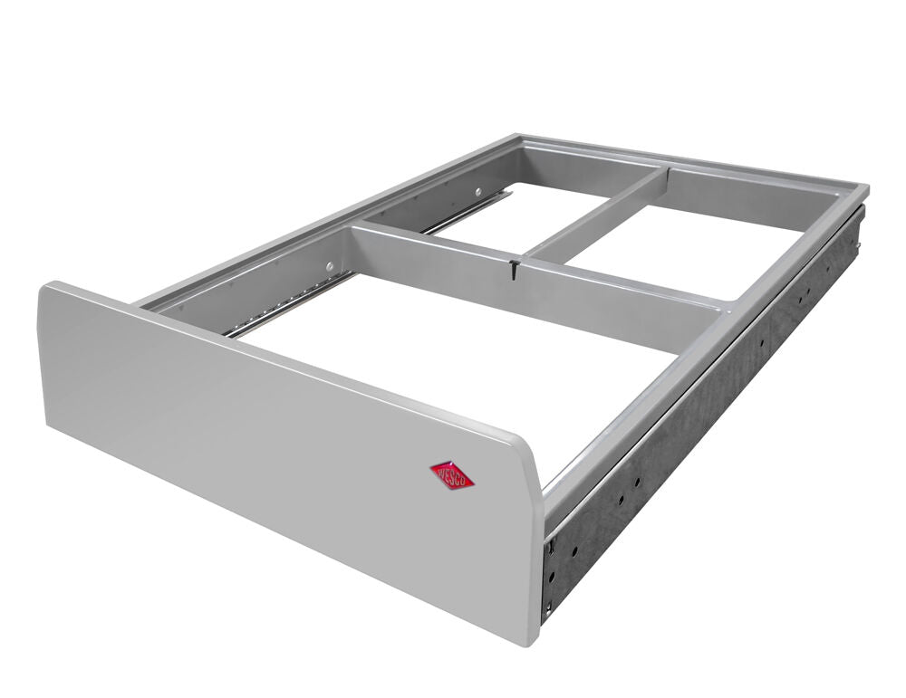Rahmen mit Schienen 40DT alu grau / Ersatzteil / Ersatzrahmen / Ersatzteil Wesco