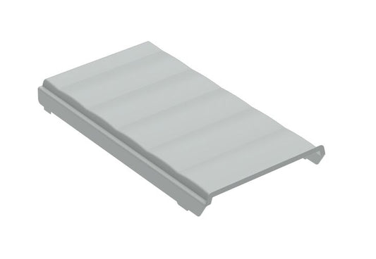 WESCO Systemdeckel / Ersatzdeckel für Abfallsorter Bio-Trio 30 DT alu grau / Deckel / Zubehör