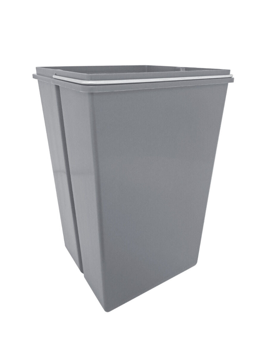 WESCO Ersatzeimer 15 L für Abfallsammler DOUBLE-BOY 410 X / 300-2, alugrau (Art.-Nr. 8011912)