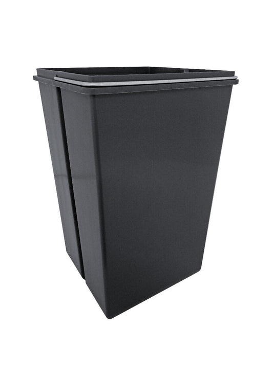 WESCO Ersatzeimer 15 L für Abfallsammler DOUBLE-BOY 410 X / 300-2, anthrazit (Art.-Nr. 8011916)