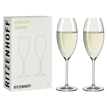 Ritzenhoff 8011003 Champagnerglas-Set #1 GLANZLICHT RDT 2024 in Geschenkbox