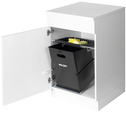 MÜLLEX SINGLE 35 Abfallsystem mit Kippsystem 35 Liter ab 40 cm Schrankbreite