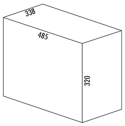 WESCO 787811-85 Abfallsorter 32 (2x16) Liter DOUBLE 2 ab 40 cm Schrankbreite – Bild 2
