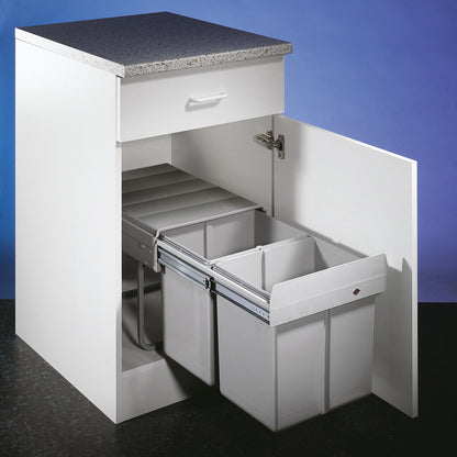 WESCO 787811-85 Abfallsorter 32 (2x16) Liter DOUBLE 2 ab 40 cm Schrankbreite