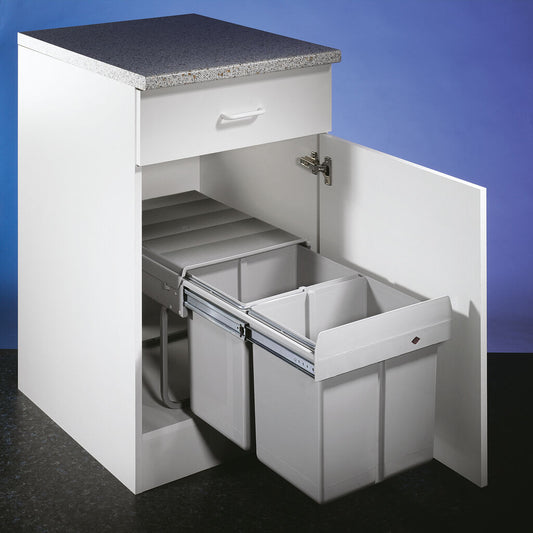 WESCO 787811-85 Abfallsorter 32 (2x16) Liter DOUBLE 2 ab 40 cm Schrankbreite