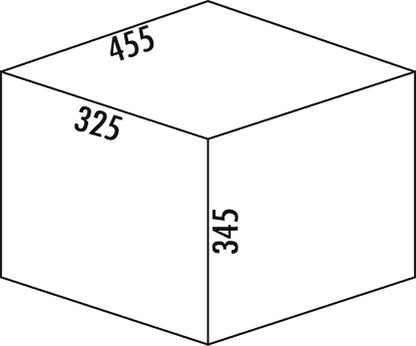 Abfallsorter TRIO SHORTY 31 Liter / ab 50 cm Schrankbreite / Abfalleimer / Abfallsammler / Mülleimer – Bild 2