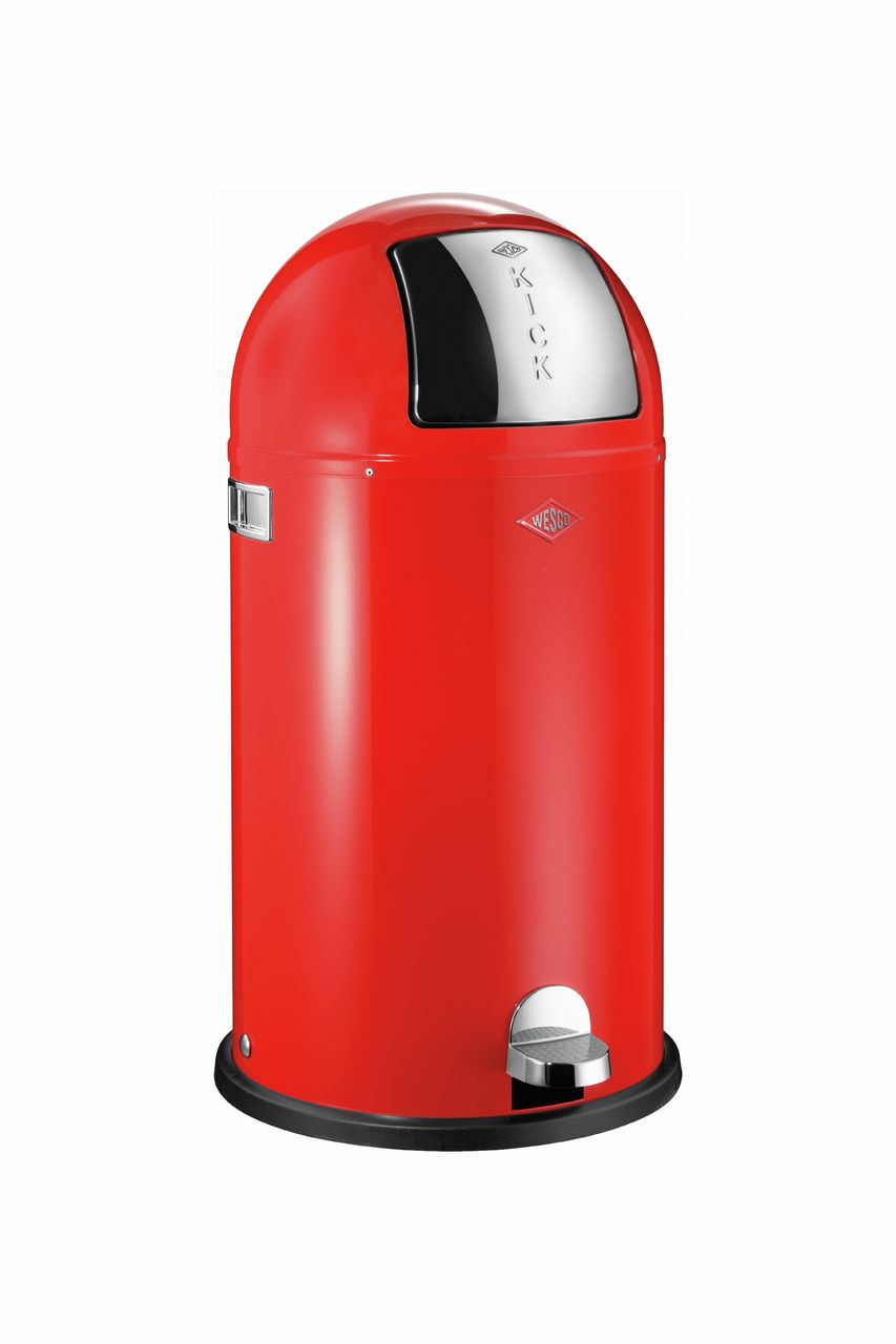 WESCO Tretabfalleimer KICKBOY mit 40 Liter Volumen / Abfallsammler / Mülleimer