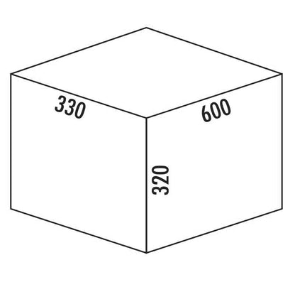 Wesco Abfallsammelsystem Pullboy Soft Fusion 320 K/600-2, anthrazit, 16 (2x8) Liter für 60 cm Schrank – Bild 3