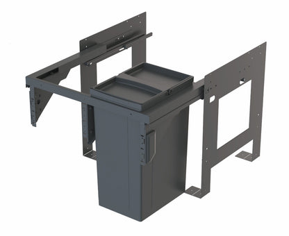 Wesco Abfallsammelsystem Pullboy Soft Fusion 480 K/600-1, anthrazit, 29 (1x29) Liter für 60 cm Schrank – Bild 2