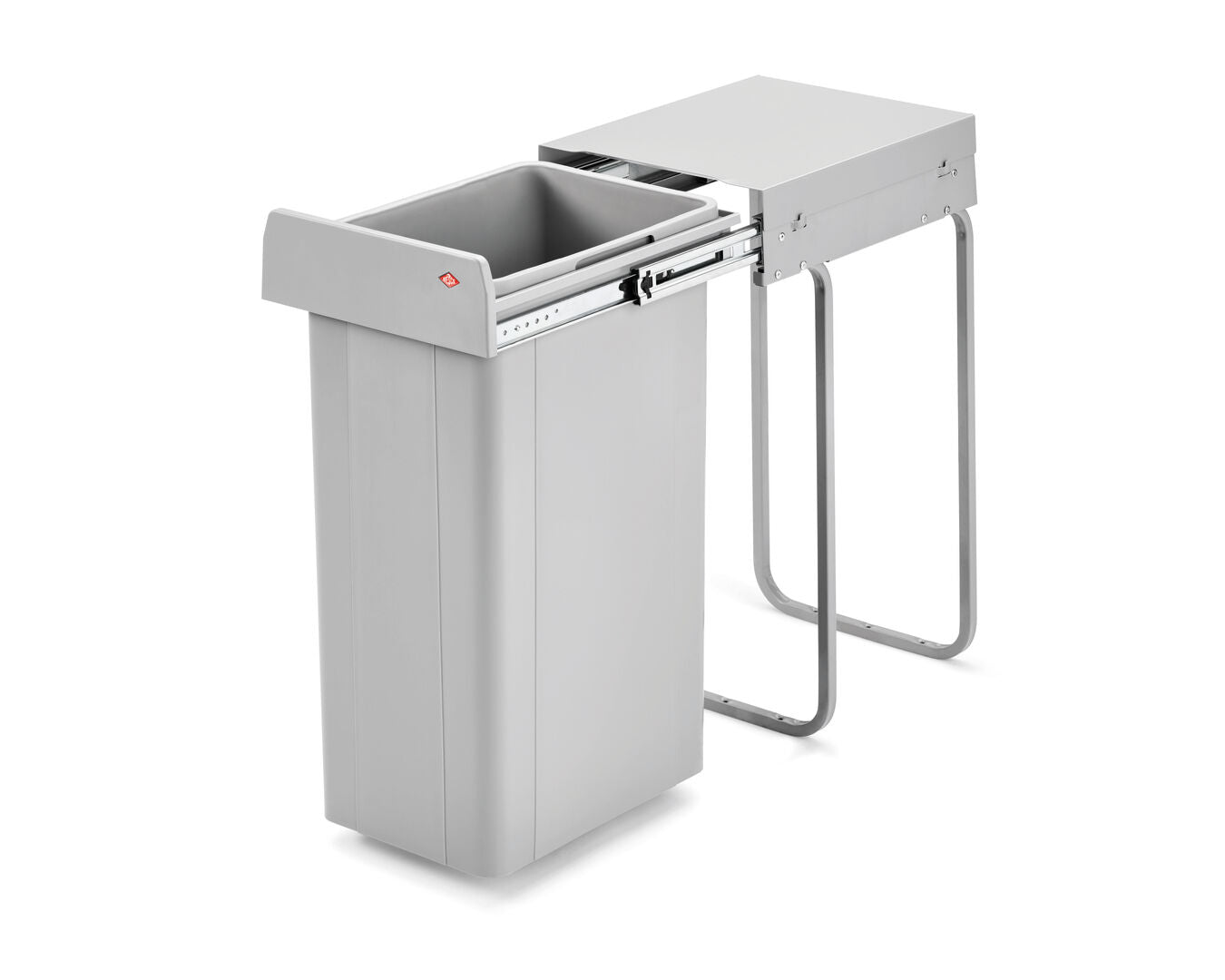 Wesco Abfallsorter 42 Liter Traditionline Single-Boy 545 S/300-1 ab 30 cm Schrankbreite, alugrau