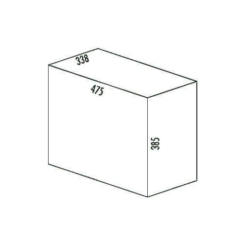WESCO Abfallsorter 40 - 857721-11 (20 + 2x10) Liter BIO TRIO MAXI 40 DT inkl. Biodeckel, ab 40 cm Schrankbreite – Bild 2