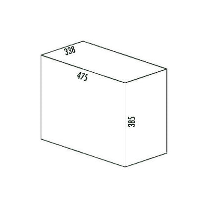 WESCO Abfallsorter 40 - 857721-11 (20 + 2x10) Liter BIO TRIO MAXI 40 DT inkl. Biodeckel, ab 40 cm Schrankbreite – Bild 2