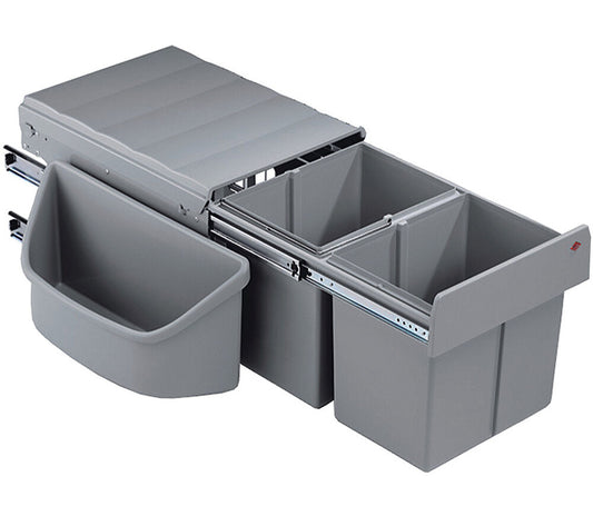 WESCO 782652-11 Abfallsorter für Eckschränke / CORNER BOY 2 / Abfalleimer / Abfallsammler / Mülleimer / Eckschrank