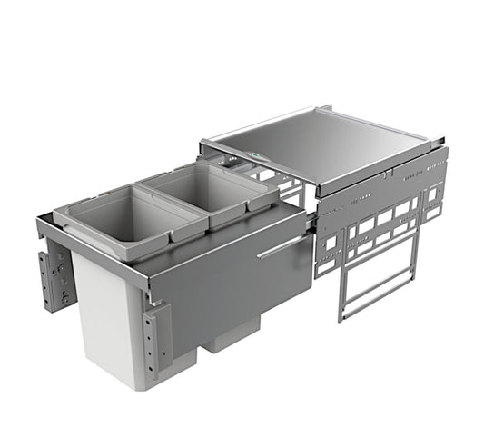 NABER Abfallsorter 20 (2x10) Liter COX® BASE 360 S/400-2 ab 40 cm Schrankbreite – Bild 7