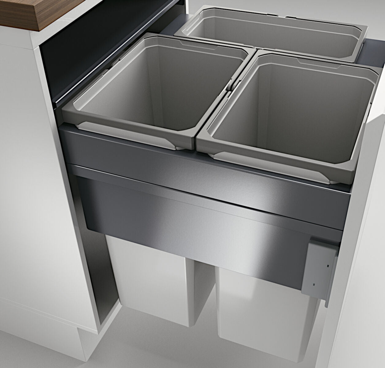 NABER 8012391 Abfallsammler COX CLAN 580/600-3 mit 91 Liter Volumen / für 60 cm Schrankbreite – Bild 4