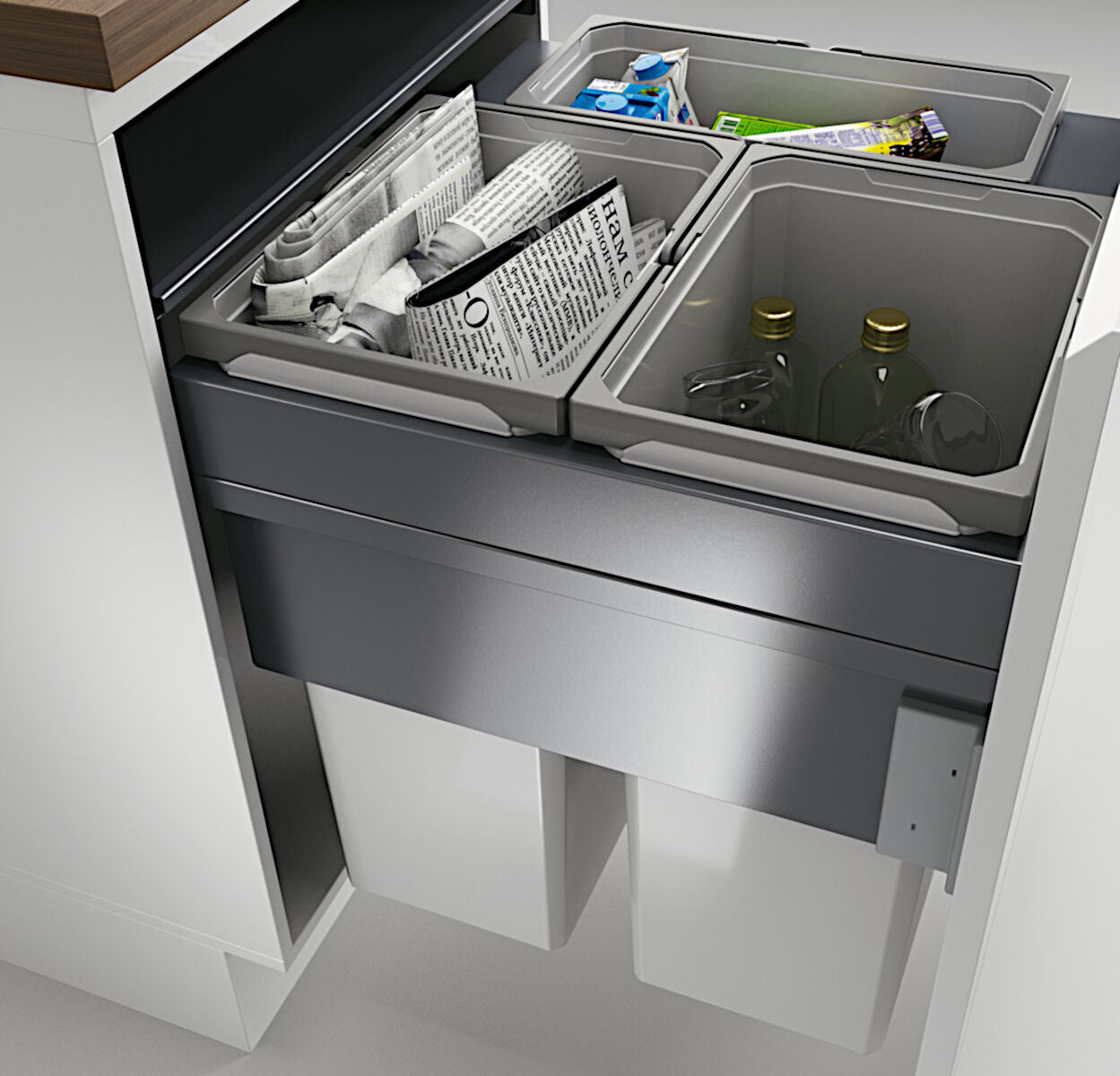 NABER 8012391 Abfallsammler COX CLAN 580/600-3 mit 91 Liter Volumen / für 60 cm Schrankbreite – Bild 5