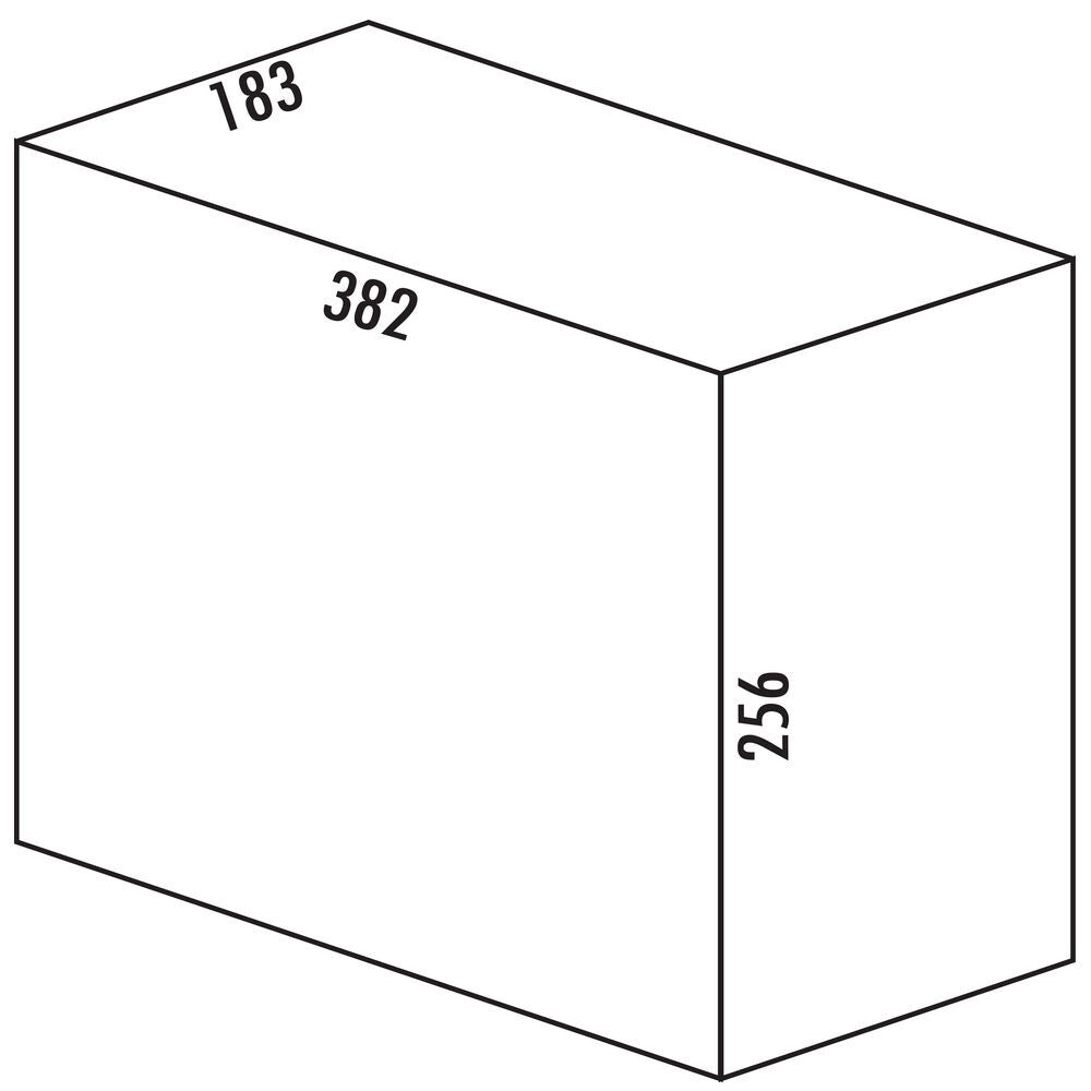 Cox Box Systembehälter 8013492 anthrazit mit 12 Liter Volumen / Ersatzeimer / Cox-Serie – Bild 3