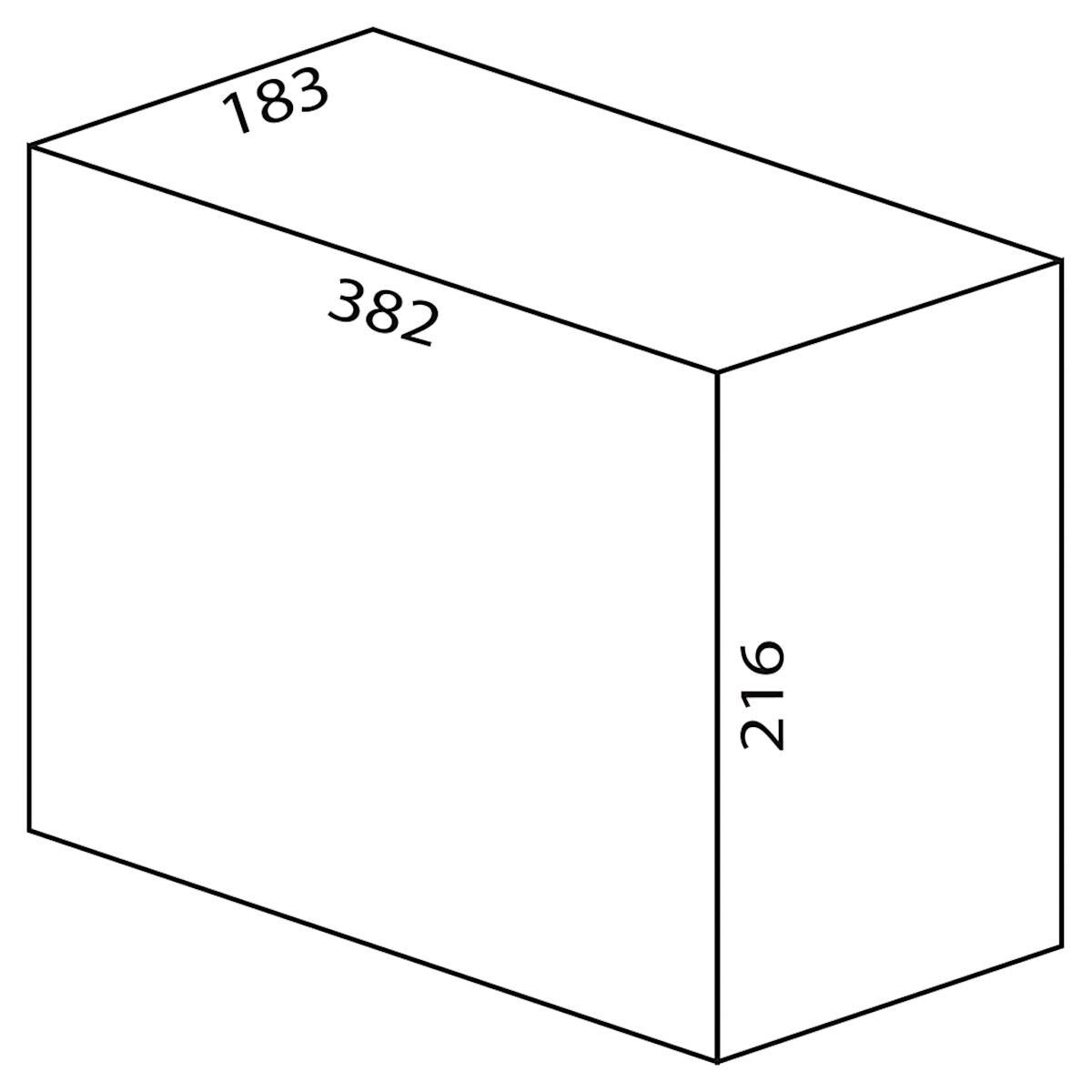 Cox® Systembehälter 10 Liter hellgrau für COX BOX Abfallsorter / Einsatz / Ersatzteil / Zubehör – Bild 3