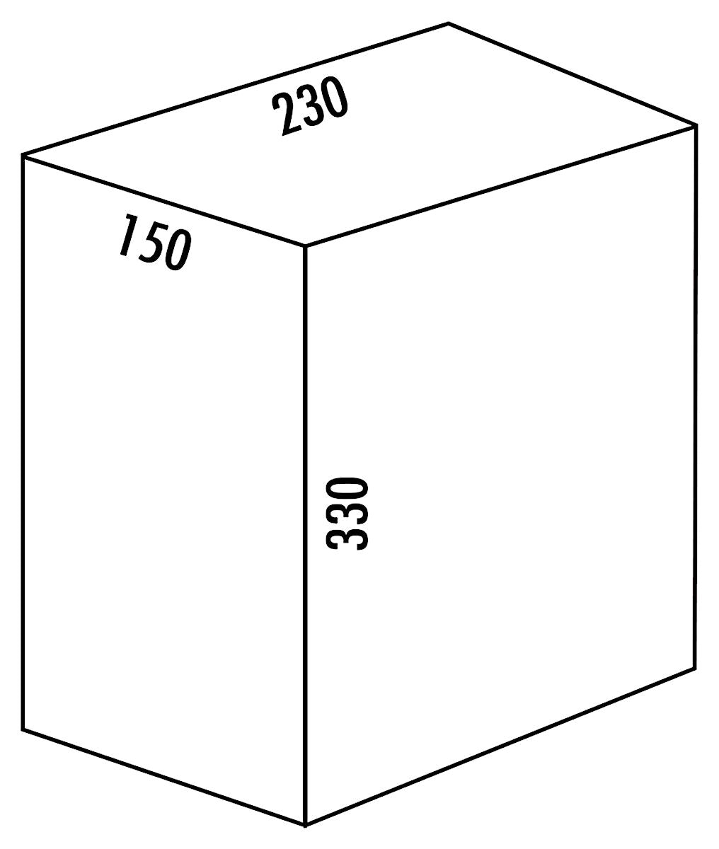 Ersatzeimer 7,5 Liter anthrazit für COX BASE System / Eimer / Abfalleimer / Mülleimer / Zubehör – Bild 2