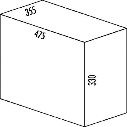 NABER Abfallsorter 32 (2x16) Liter DOUBLE MASTER 2 DS inkl. Rollwagen DS, ab 40 cm Schrankbreite – Bild 2