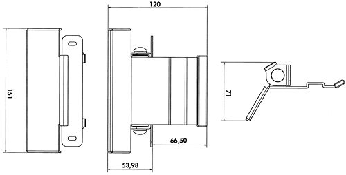 Wesco 832000-47 Fußtritt für Auszüge mit Selbsteinzug & Dämpfer – Bild 3