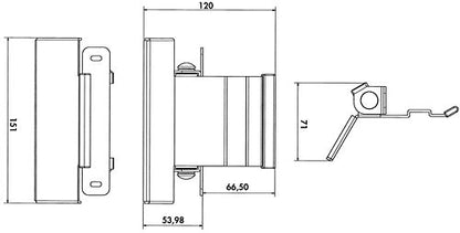 Wesco 832000-47 Fußtritt für Auszüge mit Selbsteinzug & Dämpfer – Bild 3