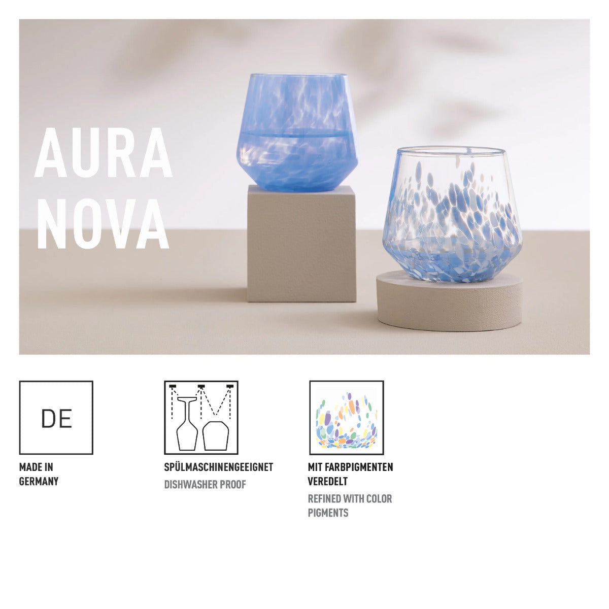 Ritzenhoff 8021001 Universalglas-Set #1, #2 AURA NOVA Tumbler RDT 2024