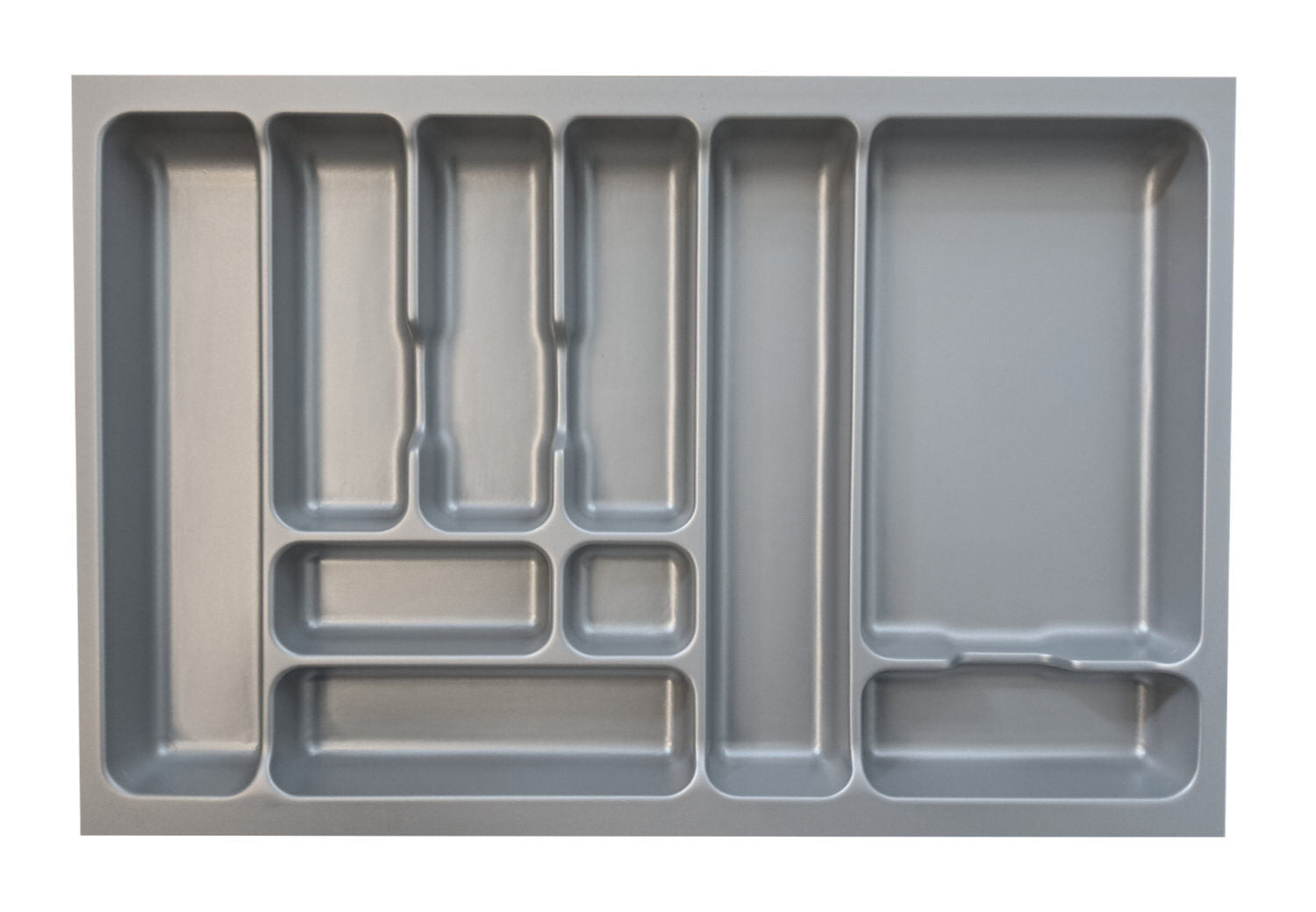 Naber 8030002 Besteckeinsatz 4 für 800er Schrank, B 718 x T 473 x H 50 mm, silbergrau