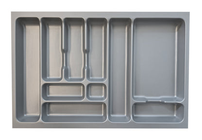 Naber 8030002 Besteckeinsatz 4 für 800er Schrank, B 718 x T 473 x H 50 mm, silbergrau