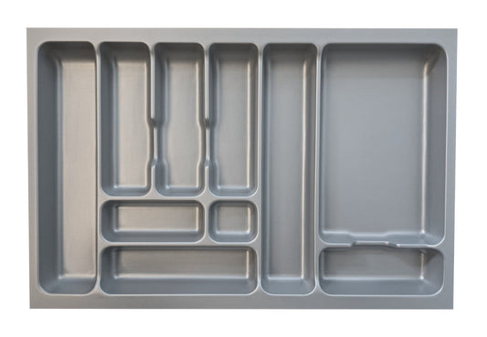 Naber 8030002 Besteckeinsatz 4 für 800er Schrank, B 718 x T 473 x H 50 mm, silbergrau