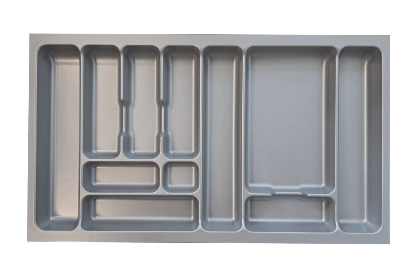 Naber 8030007 Besteckeinsatz 4 für 900er Schrank, B 818 x T 473 x H 50 mm, silbergrau