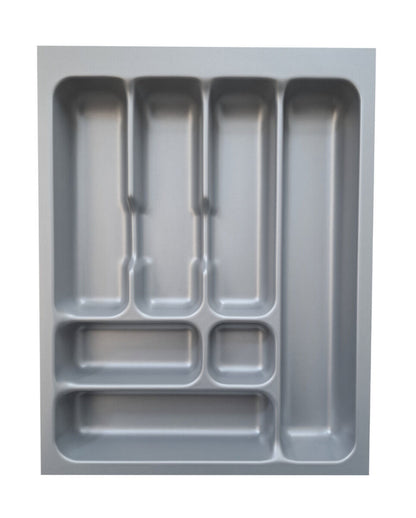 Naber 8030010 Besteckeinsatz 4 für 450er Schrank, B 368 x T 473 x H 50 mm, silbergrau