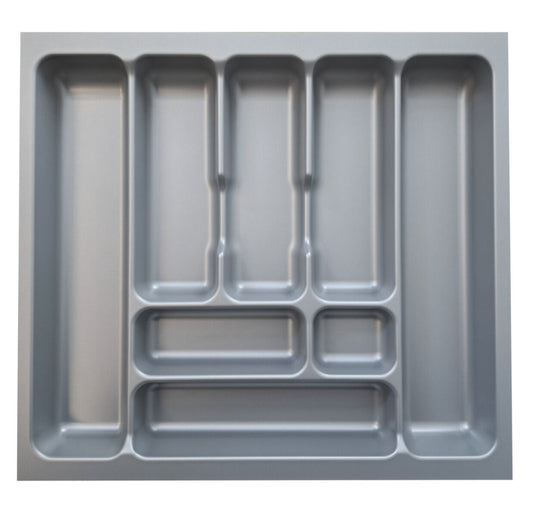 Naber 8030012 Besteckeinsatz 4 für 600er Schrank, B 518 x T 473 x H 50 mm, silbergrau