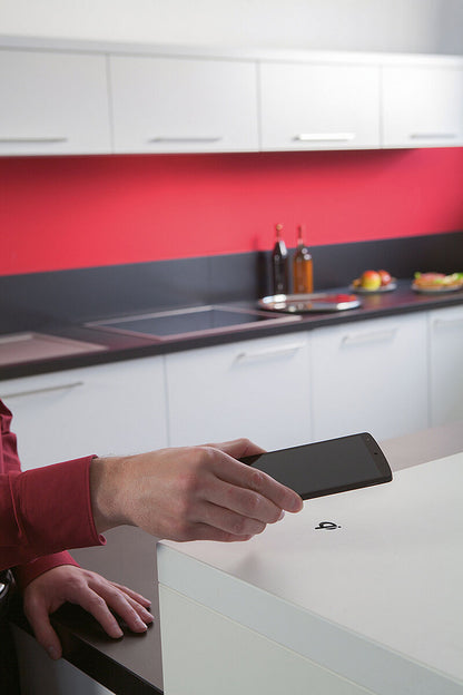 EVOline Qi Wireless Charger schwarz matt / Abdeckung