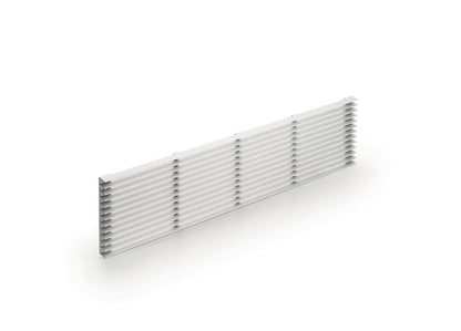 NABER 8033013 Sockel-Lüftungsgitter 2, silber, B 104 mm, L 480 mm