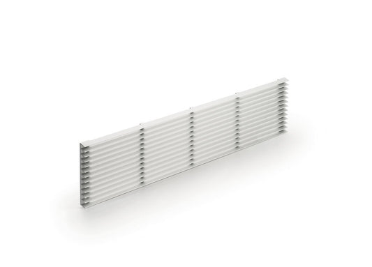 NABER 8033013 Sockel-Lüftungsgitter 2, silber, B 104 mm, L 480 mm