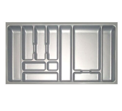 Besteckeinsatz NOBILIA-90 mit 11-Facheinteilung, B 809 x T 462 mm / Schubladeneinsatz