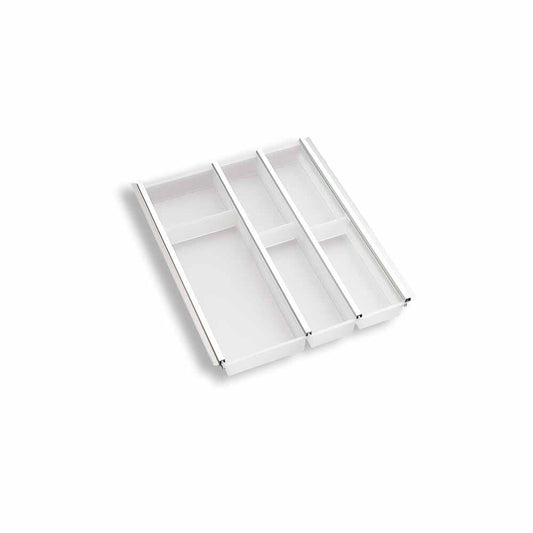 Besteckeinsatz CUISIO 45 (B 335-370 x T 463-480 mm) / Besteckkasten für 45er Schubl.